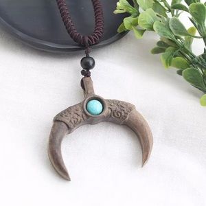 Premium Abstract Sandalwood Necklace